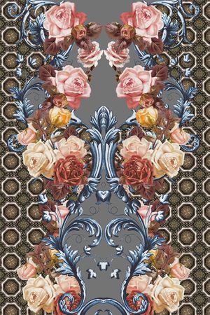 潮流时尚印花华亿平台图片