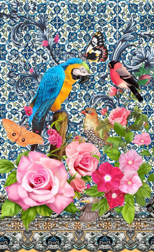 潮流时尚印花华亿平台图片