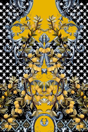 潮流时尚印花华亿平台图片