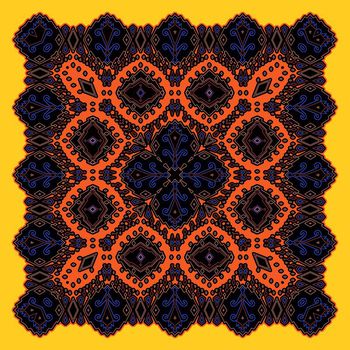 高端方巾印花华亿平台图片