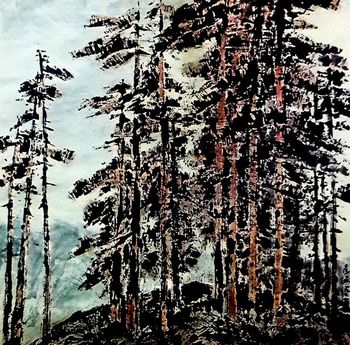 中国风印花华亿平台图片