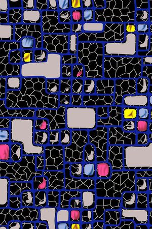 几何印花华亿平台图片