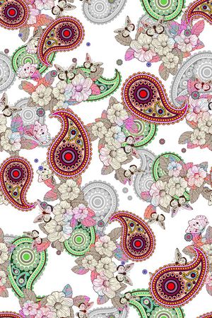 佩斯利印花华亿平台图片