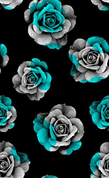 518432-欧美流行时尚黑白花配色系列02 秋