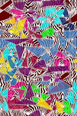 虎纹印花华亿平台图片