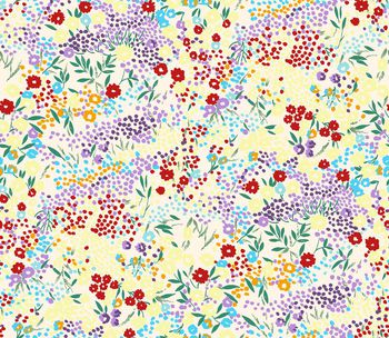 清新碎花印花华亿平台图片