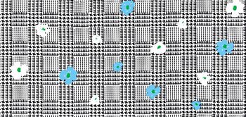 千鸟格印花华亿平台图片