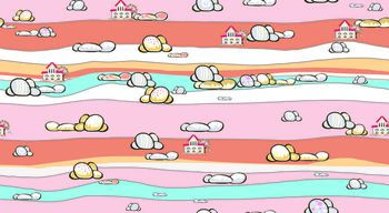 518551-手绘石头条纹房子写实女装匹布201