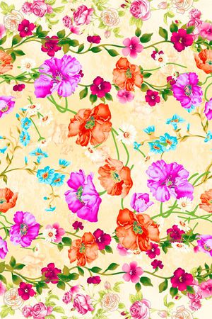 花朵印花华亿平台图片