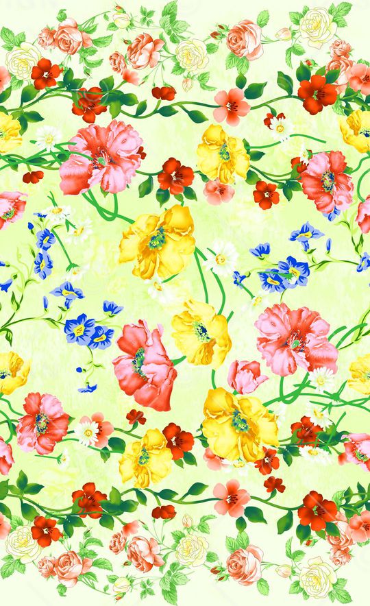 花朵印花华亿平台图片