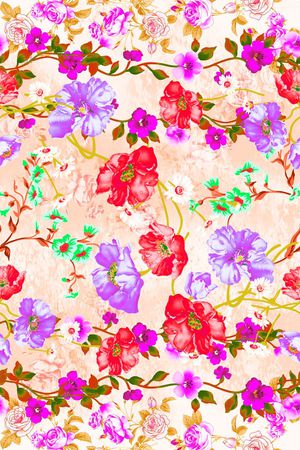 花朵印花华亿平台图片