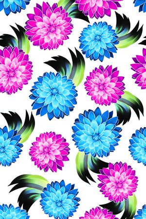 流行时尚花印花华亿平台图片