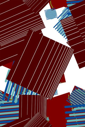 复古时尚印花华亿平台图片