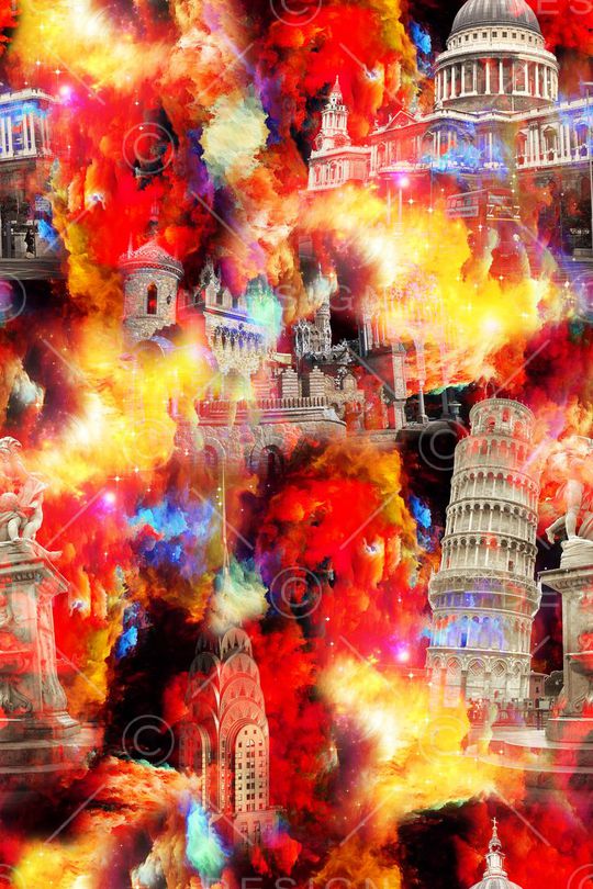 抽象印花华亿平台图片