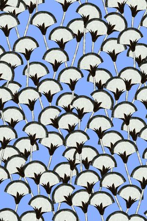 抽象花朵印花华亿平台图片