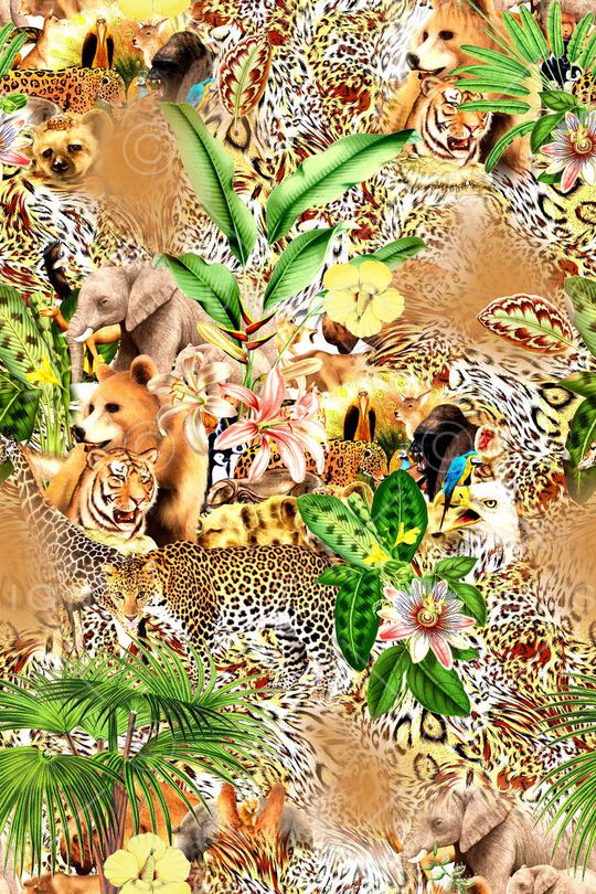 热带风印花华亿平台图片