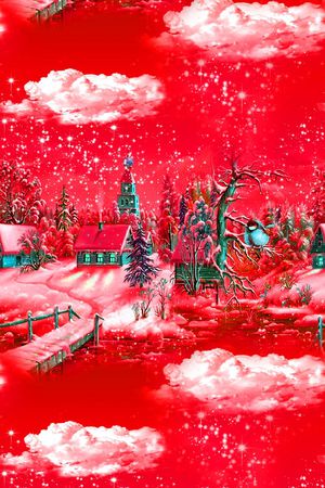 MAX-抽象自然风景印花华亿平台图片