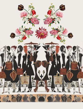 抽象印花华亿平台图片