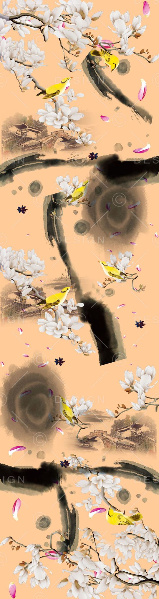 手绘印花华亿平台图片