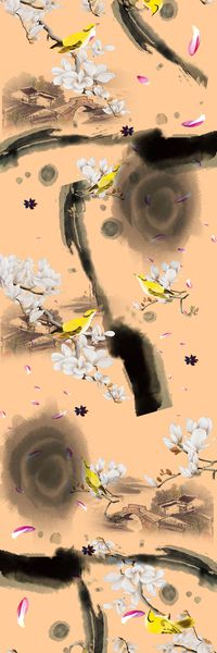 手绘印花华亿平台图片