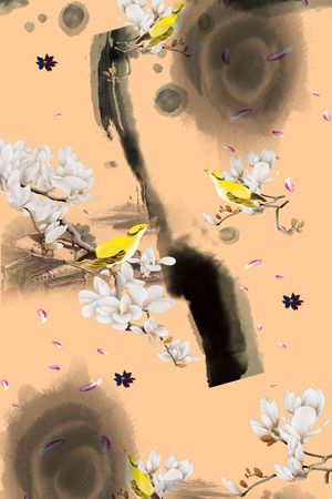 手绘印花华亿平台图片