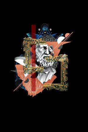 几何印花华亿平台图片