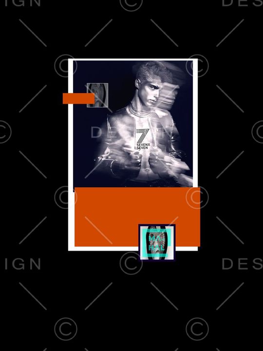 几何拼图印花华亿平台图片