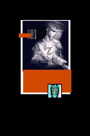 几何拼图印花华亿平台图片