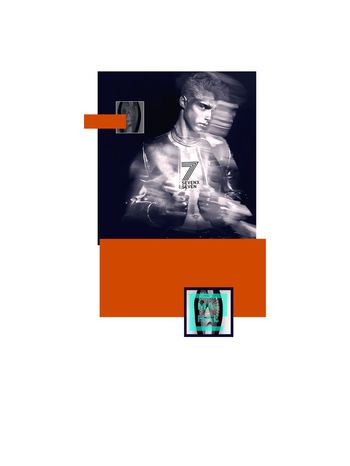 519041-原创潮牌人物时尚拼图定位花