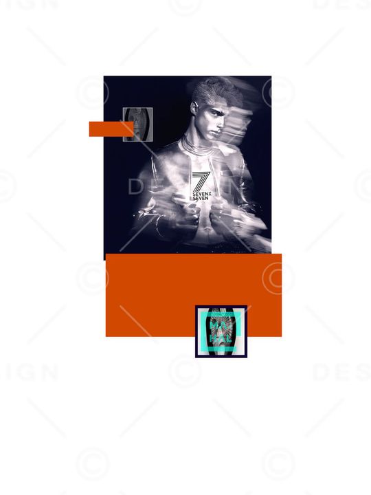 几何拼图印花华亿平台图片