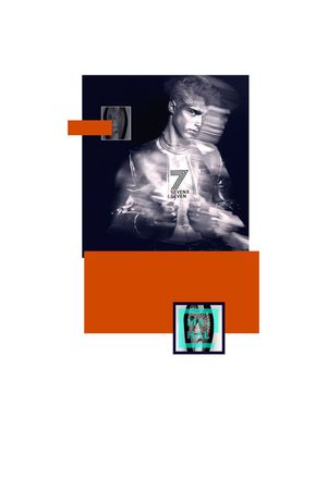 几何拼图印花华亿平台图片