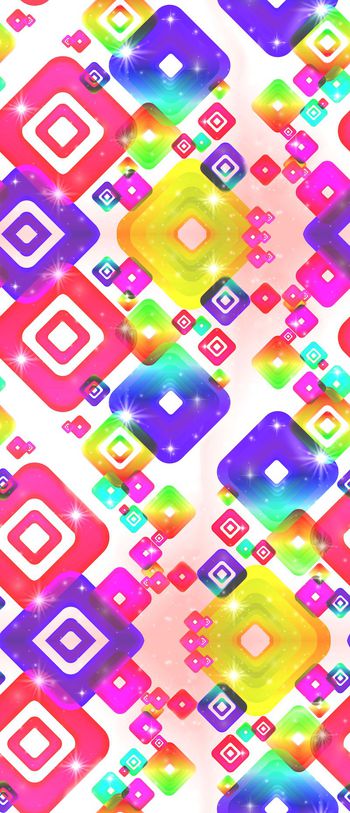 519072-几何彩色方块 星光点 