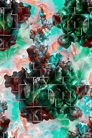 抽象印花华亿平台图片