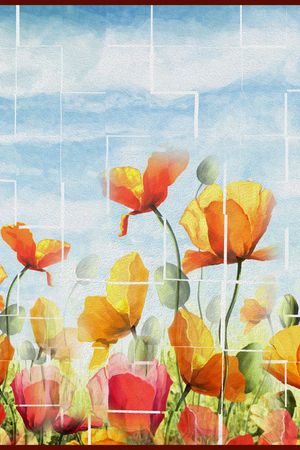 甜美印花华亿平台图片