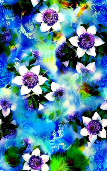 春夏  时尚 中国风印花华亿平台图片