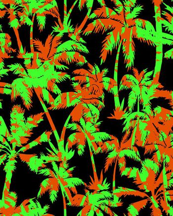 519119-户外 运动休闲 夏威夷 椰子树 荧