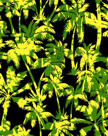 519120-户外 运动休闲 夏威夷 椰子树 荧