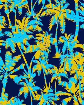 519121-户外 运动休闲 夏威夷 椰子树 荧