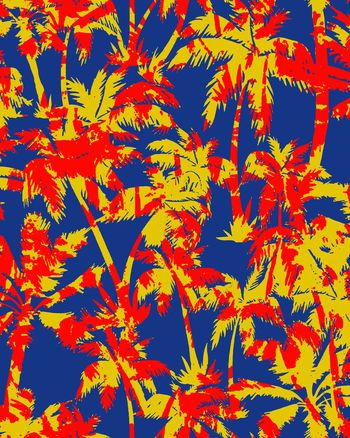 519122-户外 运动休闲 夏威夷 椰子树 荧