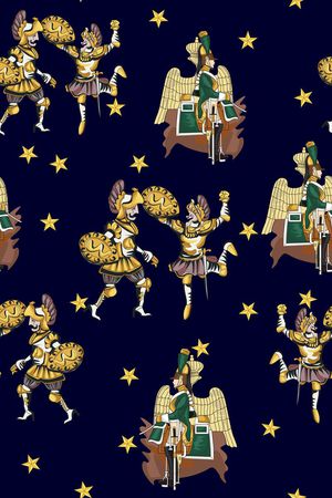 复古印花华亿平台图片