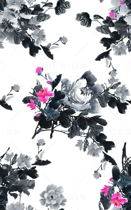 时尚中国风印花华亿平台图片