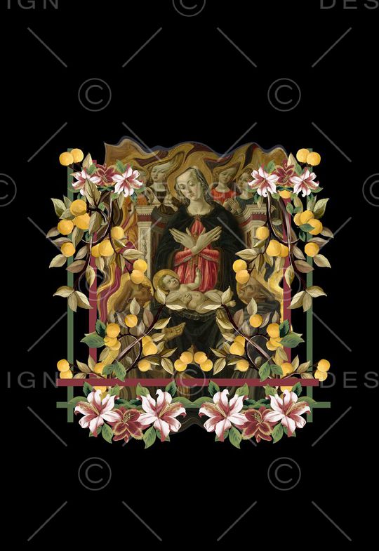 潮流时尚印花华亿平台图片