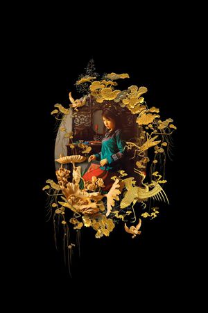 潮流时尚印花华亿平台图片