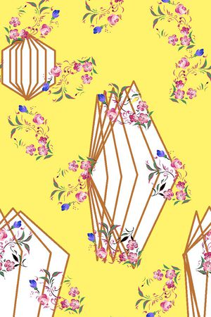 清新碎花  几何  服装 家纺印花华亿平台图片