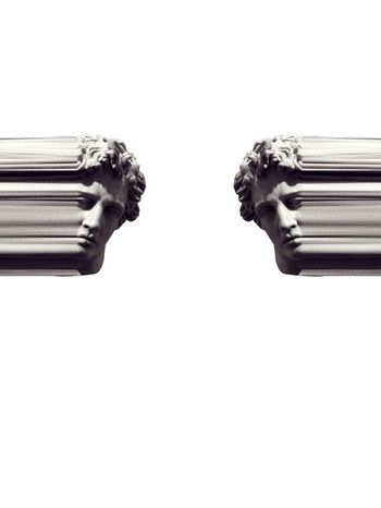 519245-原创闪电风格石膏像定位花