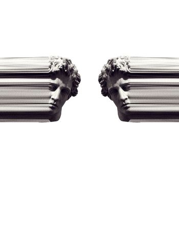 519255-原创闪电风格石膏像定位花