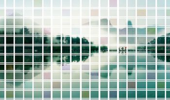 玻璃模糊印花华亿平台图片