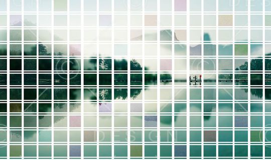 玻璃模糊印花华亿平台图片