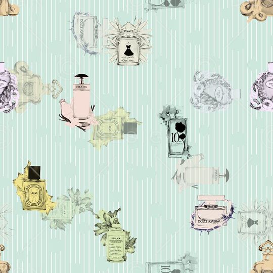 时尚水彩印花华亿平台图片