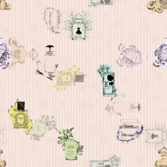 时尚水彩印花华亿平台图片